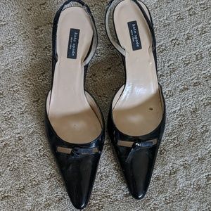 Kate Spade Patent Black Heels 7.5